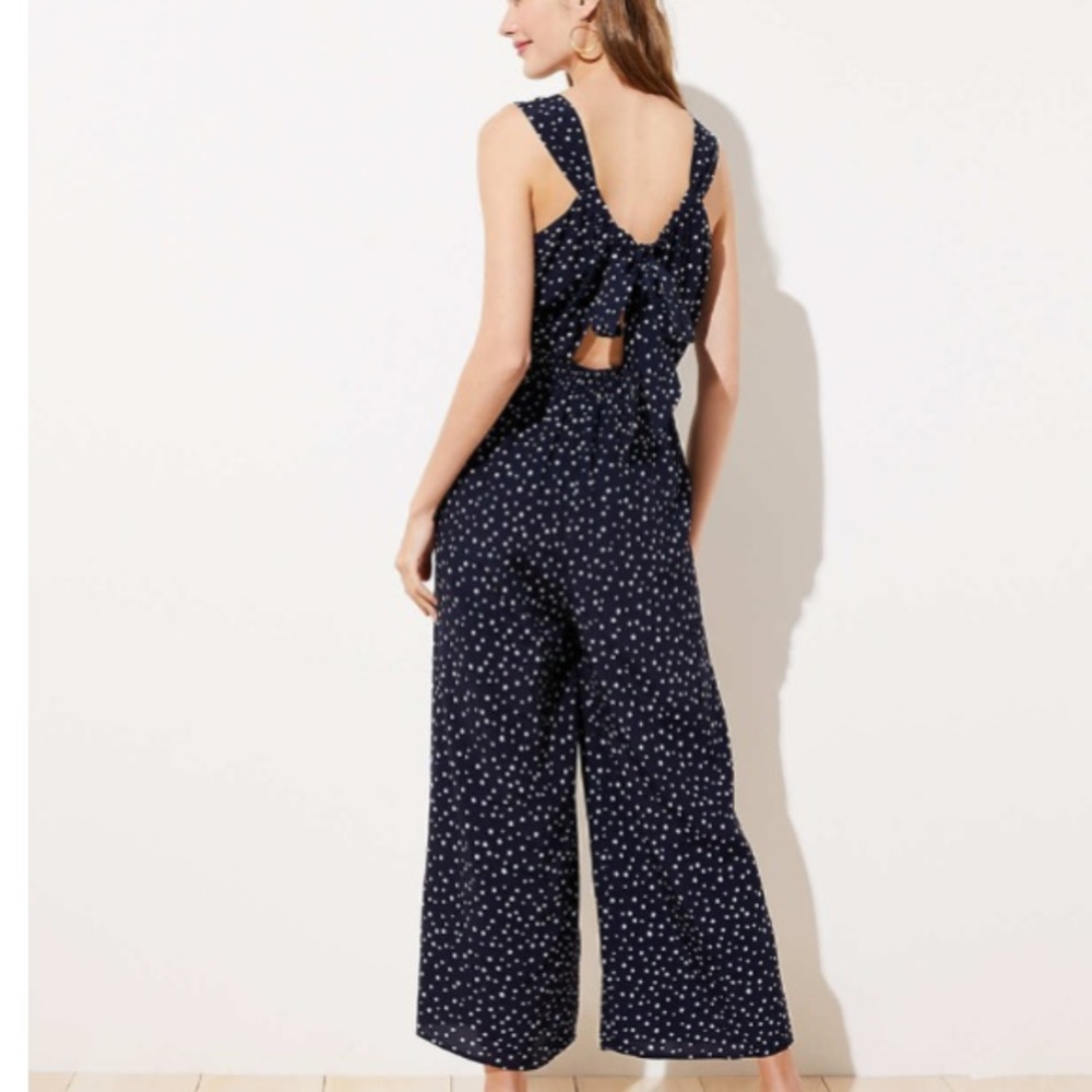 LOFT Polka Dot Jumpsuit